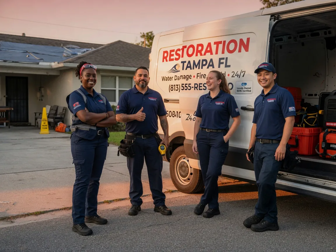 Water Damage Restoration company in Evans, LA